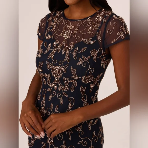 Pappell Boutique Beaded Embellished Evening Gown - Picture 4 of 13